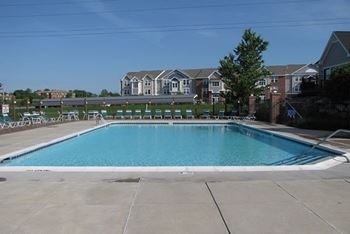 Pool with large sundeck
