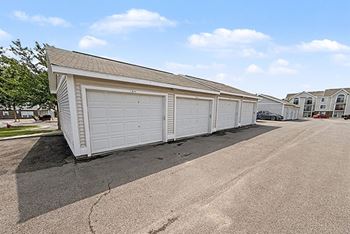 Garages with remote openers offered for $90 per month based on availability