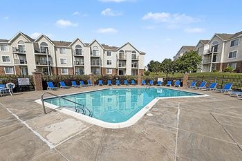 Refreshing swimming pool
