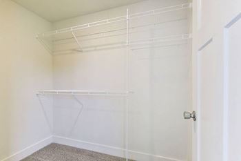 Walk-in closets with organizers