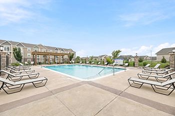 Refreshing swimming pool