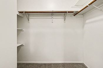 Walk-in closets with organizers offered