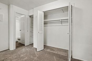 Spacious bedroom with walk-in closet and ensuite access