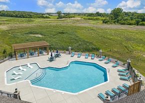 Lincoln apartment for rent - A large outdoor swimming pool at The Grove Apartment Homes, Lincoln