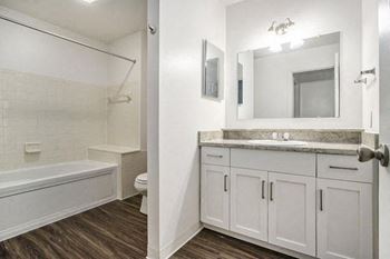 Master bathroom with whirlpool tub