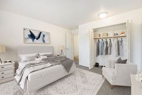 Walker apartment for rent - a large bedroom with a spacious closet at Hampton Lakes Apartments, Michigan, 49534