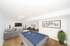 Portage townhouse for rent - Finished basement recreation room at Foxwood and The Hermitage, Portage