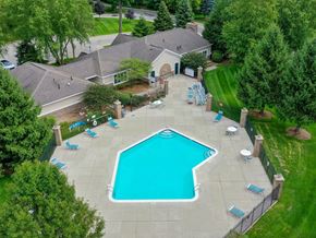 Elkhart apartment for rent - Aerial View Of Large Sundeck at The Highlands Apartments, Elkhart, 46514