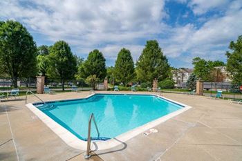 Outdoor swimming pool with large sundeck and wi-fi