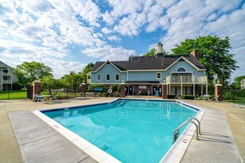Swimming pool with large sundeck
