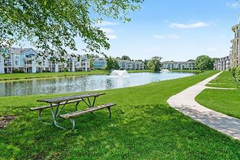 Expertly landscaped grounds with ponds