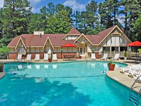 Greenville apartment for rent - Swimming Pool and Sundeck at Laurel Woods Apartments, Greenville, South Carolina