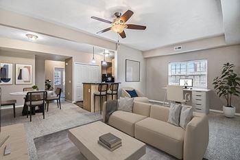 End style living room with extra windows