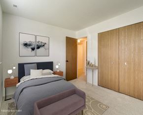Macomb apartment for rent - Malva Bedroom with Spacious Closet at Northport Apartments, MI