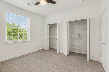 Walk-in closets with organizers offered