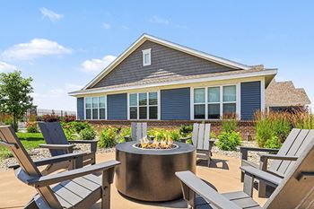 Fire pit with seating