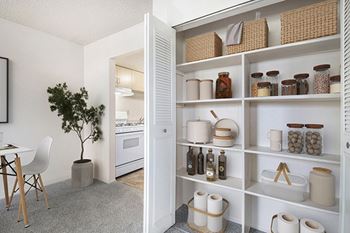 Spacious closets