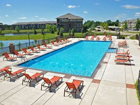 Peoria apartment for rent - Gated Outdoor and Sundeck at Prairie Lakes Apartments, Peoria, IL