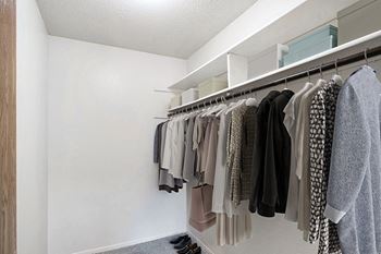 Ample closet space