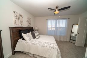 West Des Moines apartment for rent - Beautiful bedroom with large windows at Strathmore Apartment Homes, West Des Moines, Iowa