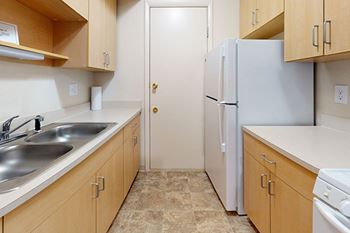 Kitchen with updated cabinetry