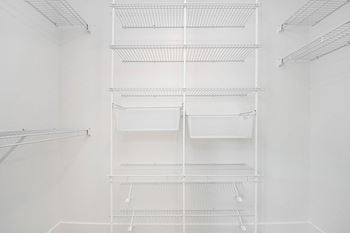 Built-in closet organizers