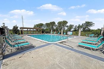 Refreshing swimming pool