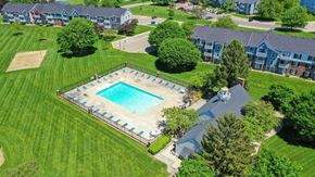 Portage apartment for rent - Large, Crystal Clear Swimming Pool at Walnut Trail Apartments, Portage, MI