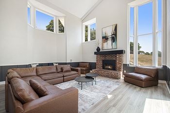 Clubhouse with high ceiling