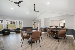 Kentwood apartment for rent - A modern dining area in the community building at Wingate Apartments, Kentwood