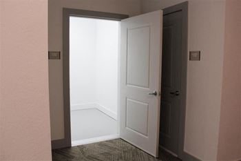 Additional storage closets available