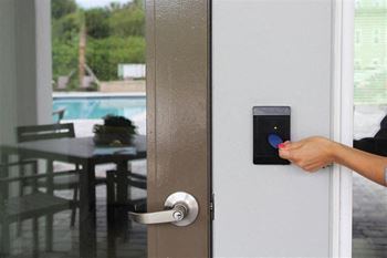 Controlled access clubhouse amenities