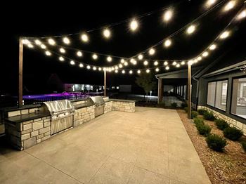 Community grilling areas