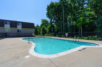 Sparkling swimming pool