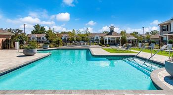 Sparkling swimming pool
