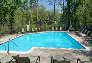 Sparkling swimming pool