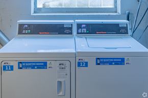 Cincinnati apartment for rent - Two identical washing machines are side by side.