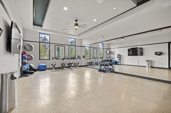 Gym  at pearce at pavilion luxury apartments, riverview, 33578