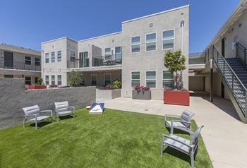 Lush landscaping