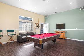 Chatsworth apartment for rent - A room with a pool table and a television.