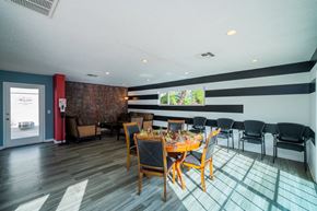 La Mesa apartment for rent - a large dining room with a table and chairs