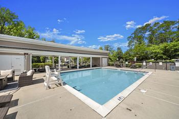 Pool with sundecks