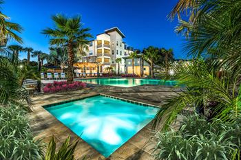Invigorating swimming pool at pearce at pavilion luxury apartments, riverview, fl