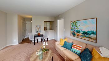 Spacious living room