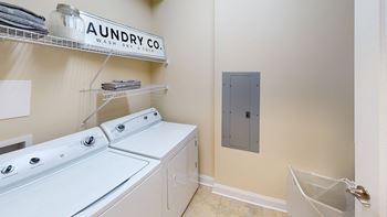 Washer and dryer in unit
