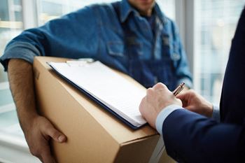 We accept packages