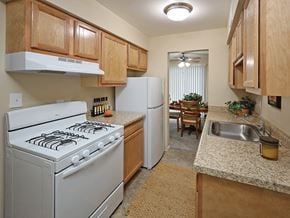 Willoughby Hills apartment for rent - Model Kitchen at Willoughby Hills Towers Apartments, Willoughby Hills, OH 44092