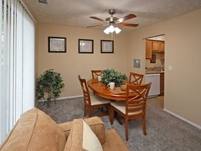 Willoughby Hills apartment for rent - Model Dining Area at Willoughby Hills Towers Apartments, Willoughby Hills, OH 44092