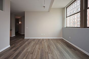 New lvt hard surface flooring in the living areas
