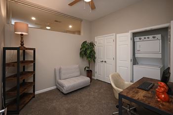 Carpet in the bedrooms